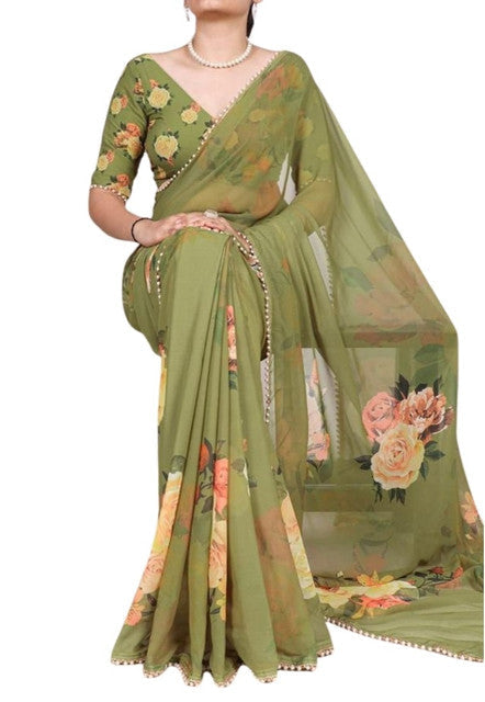Georgette Saree