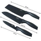 3 In 1 Professional Kitchen Knife Set (1 Set)