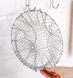 Multifunctional Frying Pan Basket Stainless Steel Folding Strainer