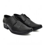 Generic Men's Faux Leather Formal Shoes (Black)