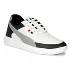 Generic Men's Casual Synthetic Solid Lace-Up Shoes (Black)