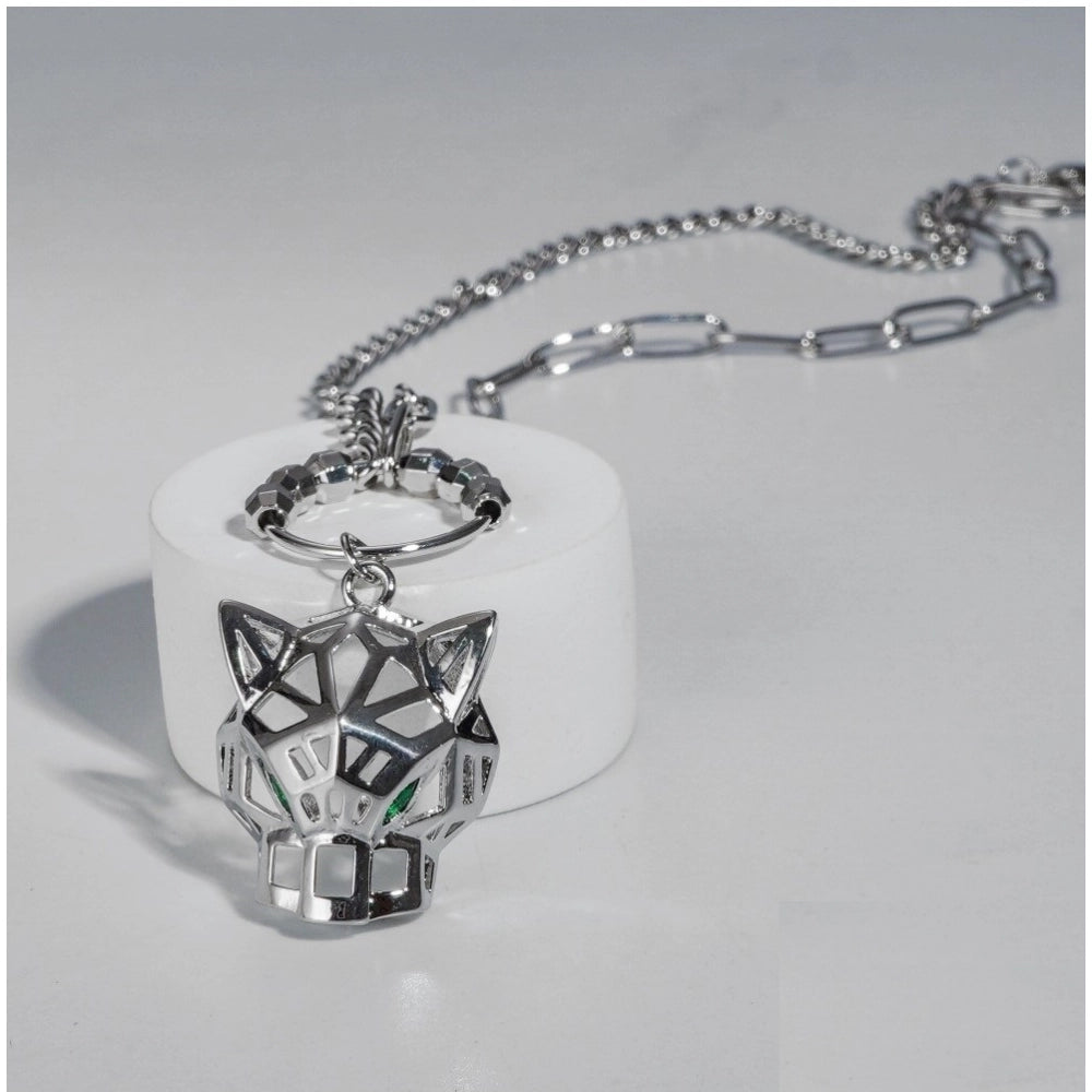 Generic Women's Stainless Steel Imported Gen-z Pendent Chain (Silver Plated)