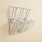 Wall-mounted Stainless-steel Cup  Mug Holder Rack (25 X 25 Cm 1 Pc)