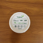 Vegnar Disposable Round Food Serving Bowl 240 Ml Capacity  10 Pc