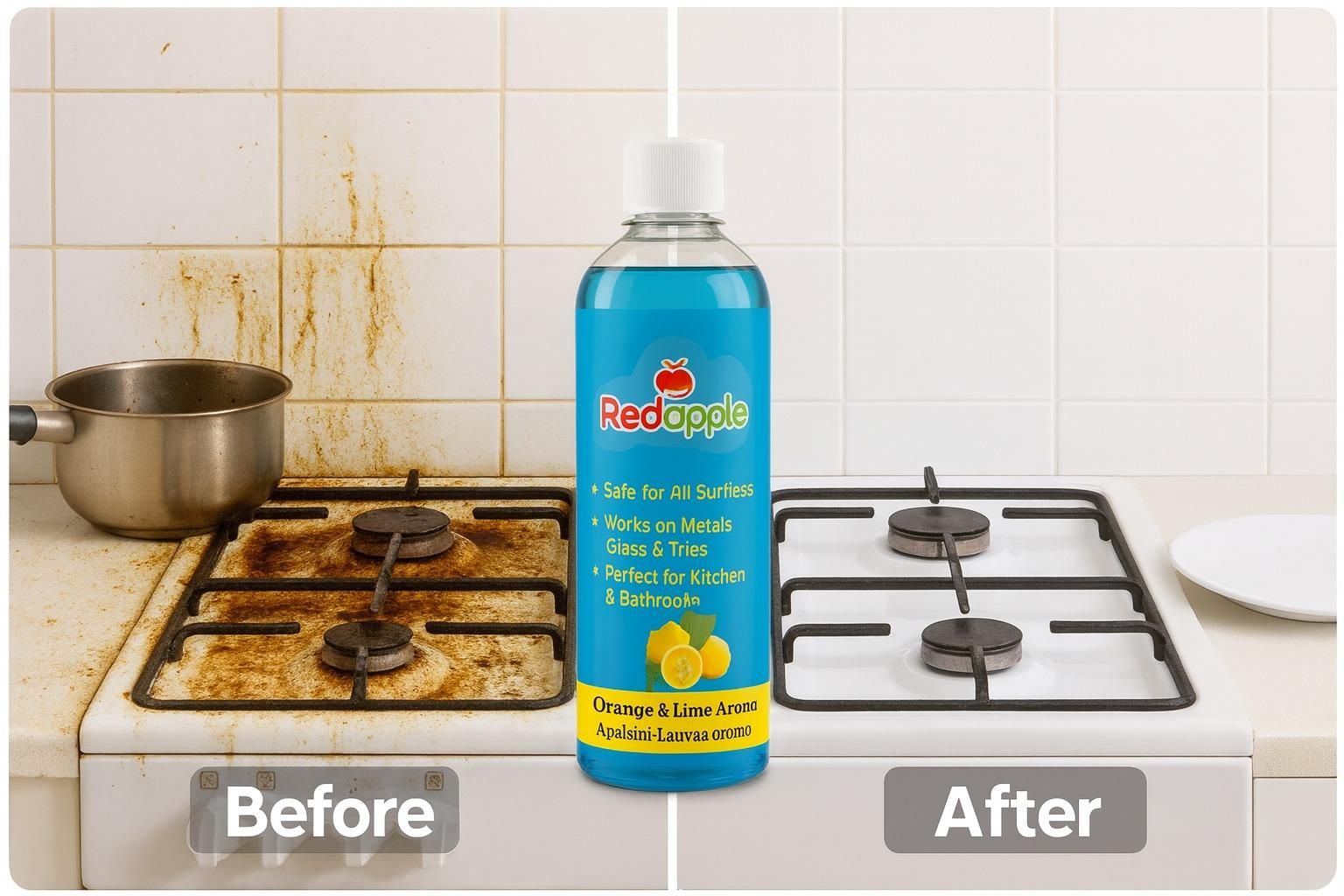 Multipurpose Cleaner Orange & Lime Aroma 100 ml each Pack of 4