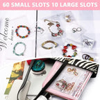 Transparent Jewellery Book With 60 Pocket