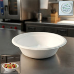 Vegnar Disposable Round Food Serving Bowl 240 Ml Capacity  10 Pc