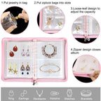 Transparent Jewellery Book With 60 Pocket
