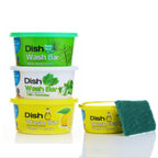 Fresh Mix Flavor Round Dishwash Bar With Super Scrubber Free Complete Dishwashing Solution Tough Stains Remover (350 Gm)