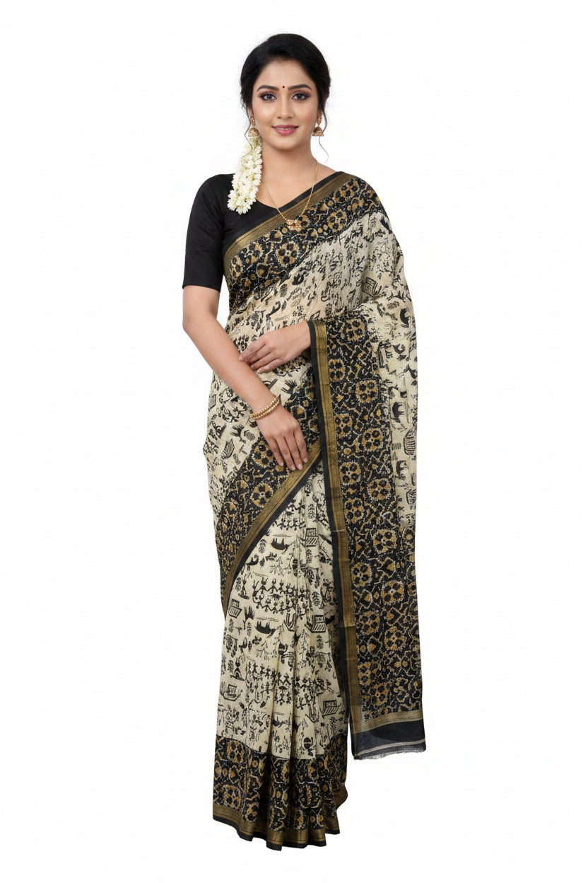 Cotton Silk Saree