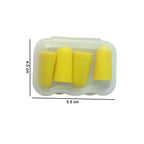 Soft Foam Noise Reduction Ear Plugs With Compact Storage Case (4 Pair  8 Pcs)