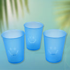 5560 Plastic Tumblers Lightweight Cups  Glass Reusable Drinking Cups Restaurant Cups Dishwasher Safe Beverage Tumblers Glasses For Kitchen Water Transparent Glasses 3 Pc Set