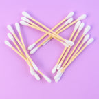 Eco-friendly Wooden Cotton Ear Buds (1 Pkt  100 Pcs Approx)