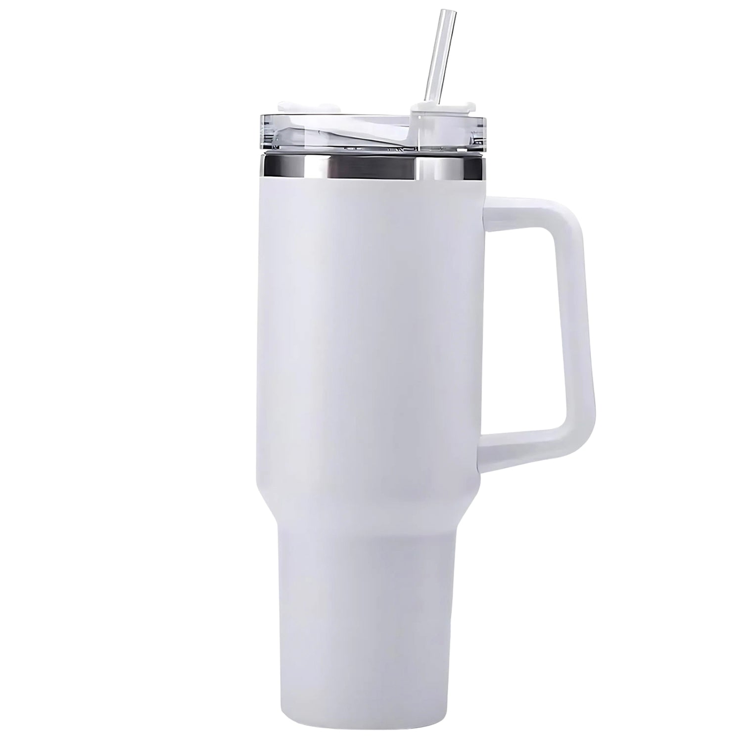 890 Ml Insulated Stainless-steel Travel Tumbler White Color (1 Pc )
