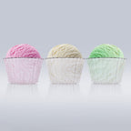 Premium Transparent Plastic Dessert Bowl Set  6 Pieces