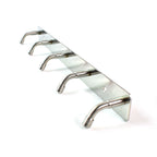 Stainless Steel Wall Mounted Coat 5 Hook Rack (26x3  1 Pc)