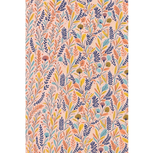 Generic Microfiber Floral Printed Single Bedsheet with 1 Pillow Cover (Multicolor)