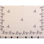 Generic Women's Linen Cotton Printed Saree With Unstitched Blouse 5.5Mtr (Off White)