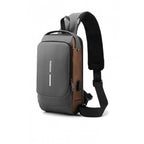 Generic Waterproof Sling Cross Backpack Bag (Black)