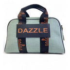 Generic Women's Polyurethane Textured Duffle Bag with Adjustable &amp; Removable Strap (Green)