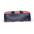 Generic Women's Polyurethane Textured Duffle Bag with Adjustable &amp; Removable Strap (Pink)