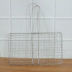 Heavy-duty Stainless-steel Barbecue Grill Basket (1 Pc)