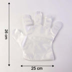 Disposable Clear Gloves 50 Pc Pack