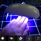 Uv Led Lamp Nail Dryer Mini Portable Nail Lamp Professional  (1 Pc)