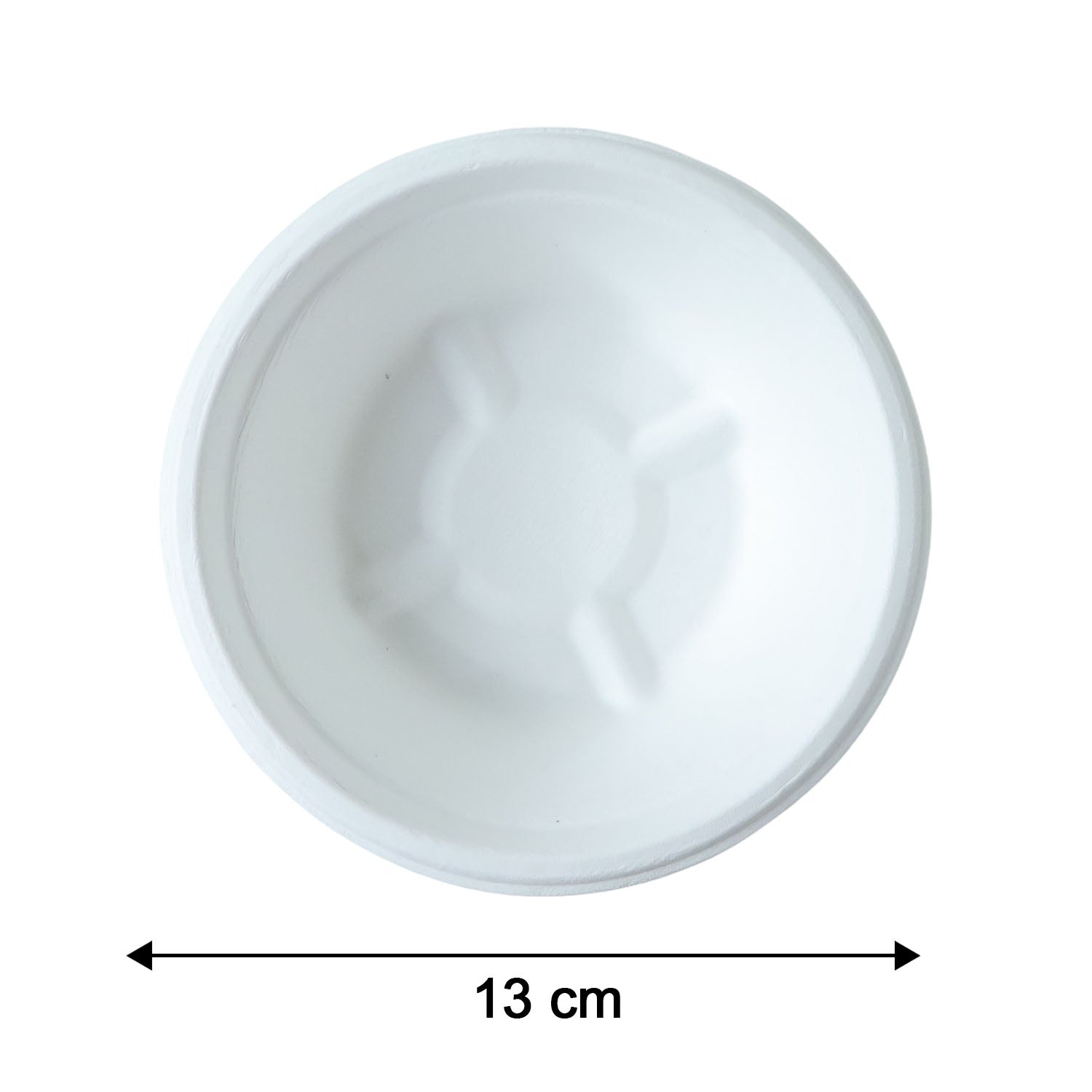 Vegnar Disposable Round Food Serving Bowl 240 Ml Capacity  10 Pc