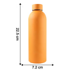 Stainless Steel Double Wall Vacuum-insulated Drink Water (Orange  500 Ml Approx)
