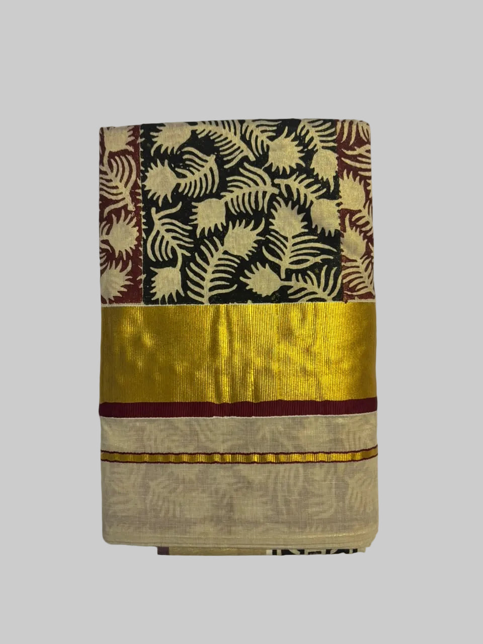 Cotton tissue saree