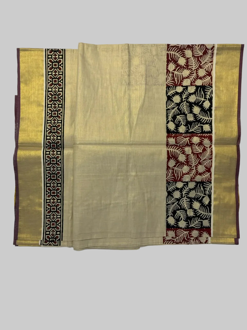 Cotton tissue saree