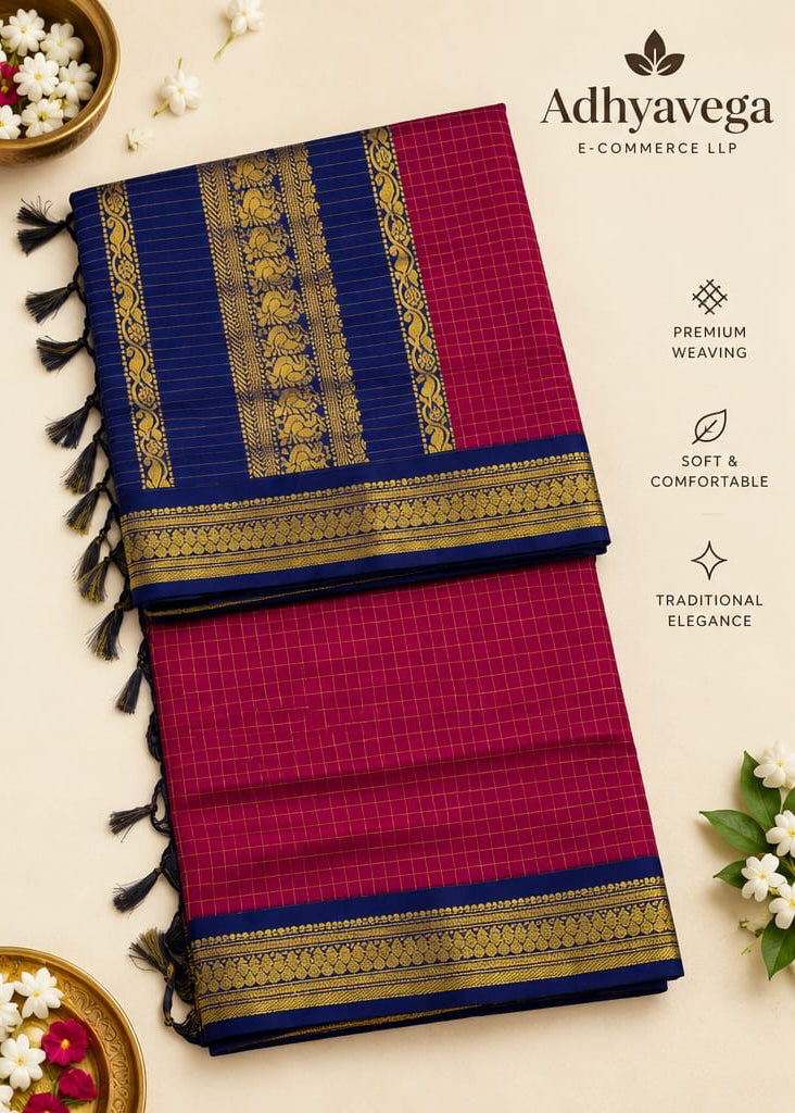 Kalyani cotton Saree (Premium Quality)
