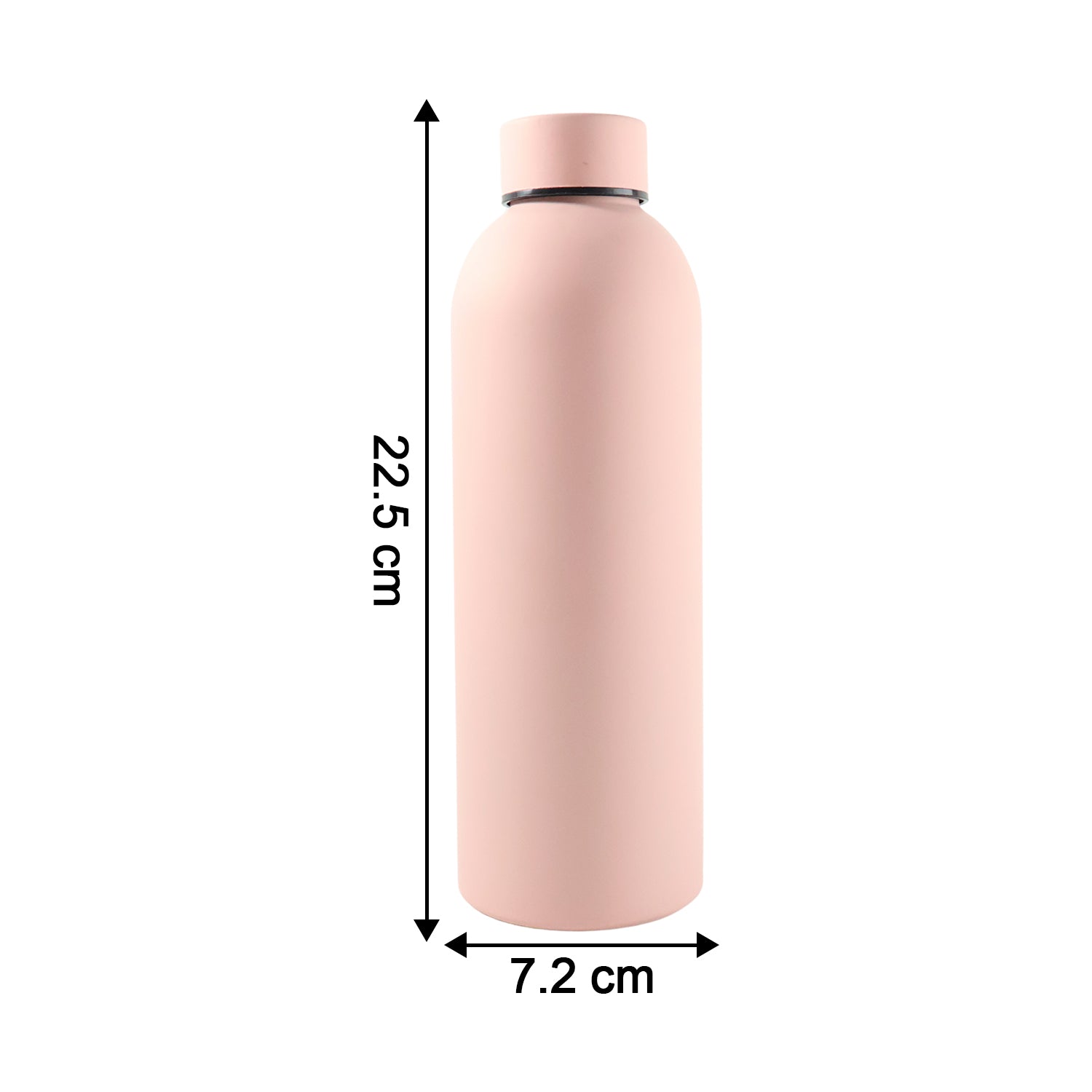 Stainless Steel Double Wall Vacuum-insulated Drink Water (Pink  500 Ml Approx)