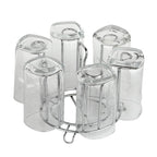 2741 Ss Round Glass Stand Used For Holding Sensitive Glasses And All Present In All Kinds Of Kitchens Of Official And Household Places Etc.