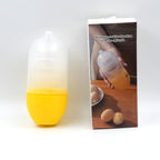 7156a Manual Egg Puller Scrambler Household White Egg Yolk Mixer Kitchen Tool Mix Manual Scrambler Convenient Without Breaking Eggs.