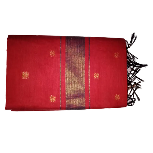 Full Clour with Blouse Maheshwari  Cotton Sarees