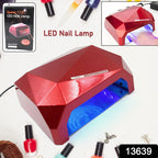 36w Led Nail Dryer Curing Nail Polish Uv Gel Diamond Shaped Nail Dryers (1 Pc)
