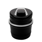 Portable Car Ashtray With Lid And Blue Led Light (1 Pc  With Color Box)