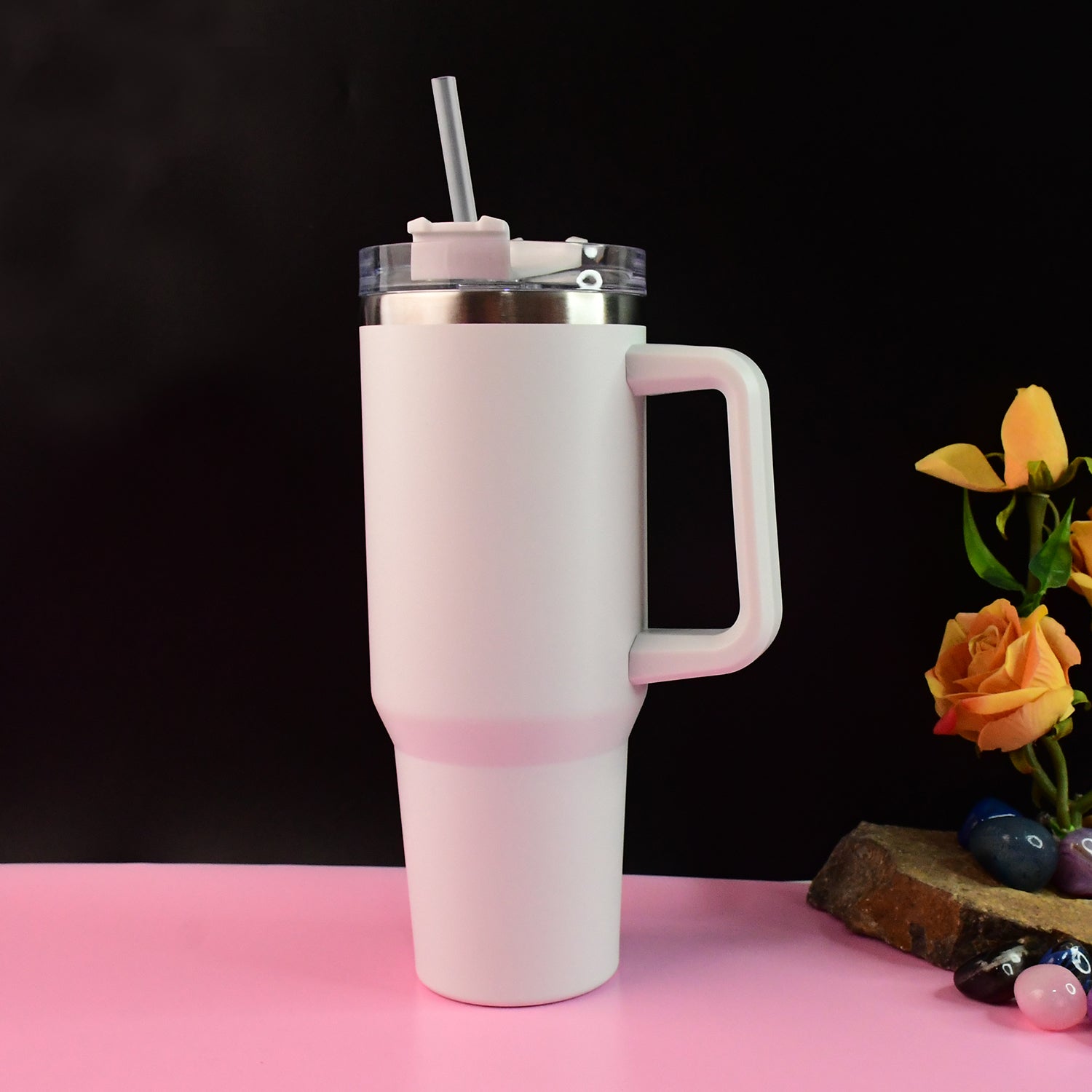 Premium Stainless Steel Vacuum Insulated Travel Mug  (890ml  1 Pc)