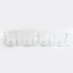 Glass 3 Pc Tumbler  1 Pc Cup Set (4 Pcs Set)